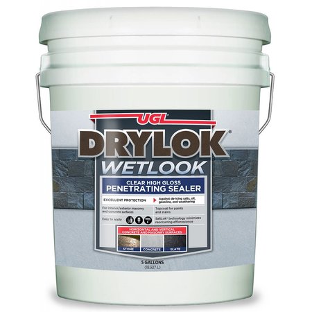 DRYLOK Clear Latex Concrete and Masonry Sealer 5 gal 28915